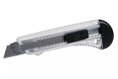 Produktbild von Brechmesser 18 mm P 205 mit Stahlführung, Druckknopfvorschub und Arretierung