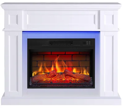 Produktbild von Elektrokamin ArtiFlame Linz AF23BS weiß mit LED-Beleuchtung