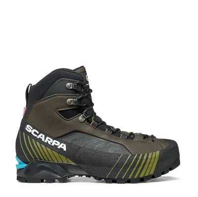 Ribelle Lite HD Mountain Elite Schuhe von Scarpa; Herren-Bergschuhe in Schwarz und Grün mit robustem Design.