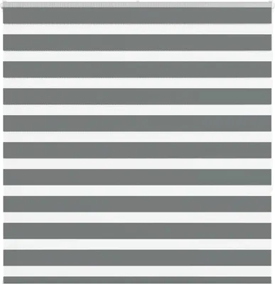 Obrázek produktu pro Maison Exclusive – dvojitá roleta tmavě šedá 140 x 150 cm, šířka látky 135,9 cm, polyester