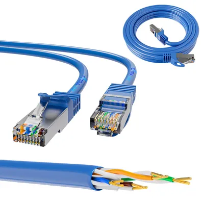 Immagine prodotto di Extralink Cat.6A S/FTP 10 m Cavo Patch LAN Cavo di rete Ethernet in rame 10 Gbit/s
