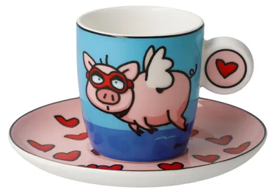 Produktbild von Goebel Pop Art, Espressotasse, Ed Eck - When Pigs Fly 2025