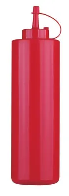 Productafbeelding van Bar Utensils Paderno Dosierflasche 720 ml PE rot 41526-R3