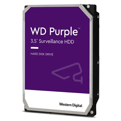 Image de WD Purple 2TB SATA 6Gb/s CE HDD 8,9cm 3.5" interne IntelliPower 64MB Cache 24x7 Bulk (WD20PURX)