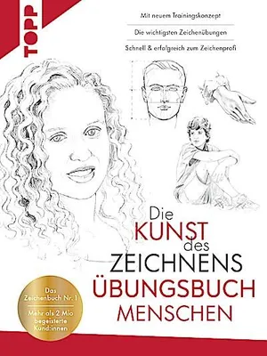 Immagine prodotto di Die Kunst des Zeichnens Übungsbuch - Menschen. Mit neuem Trainingskonzept