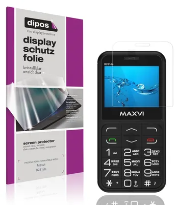 Produktbild von 4x Schutzfolie für Maxvi B231ds klar Displayschutzfolie Folie Display Schutz dipos