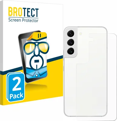 Produktbild von 2x Für Samsung Galaxy S22 5G (Rückseite) Schutzfolie BROTECT Displayschutz Display Schutz Folie Klar Transparent