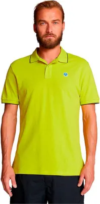 Immagine prodotto di North Sails 692353, polo a maniche corte con logo, colore giallo, taglia L da uomo, colore giallo, taglia L