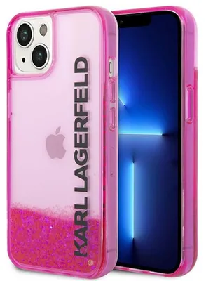 Immagine prodotto di Karl Lagerfeld Klhcp14Slckvf Iphone 14 / 15 / 13 6,1 Różowy/Pink Hardcase Liquid Glitter Elong