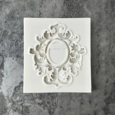 Produktbild von 3d Relief Blume Silikon Fondant Schimmel Schokoladenkuchen Grenzdekoration Schimmel-Reliefrahmen
