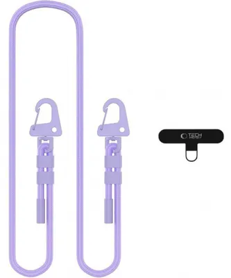 Immagine prodotto di Laccetto portachiavi per telefono, Tech-Protect C5SD, modello a tracolla, colore viola