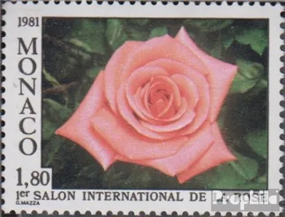 Produktbild von Briefmarken Monaco 1981 Mi 1498 (kompl.Ausg.) gestempelt Rosenausstellung