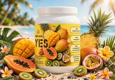 Obrázok produktu pre YES Diätshake Exotic I 100% prírodné zložky I 100% zdravé I 600 g.