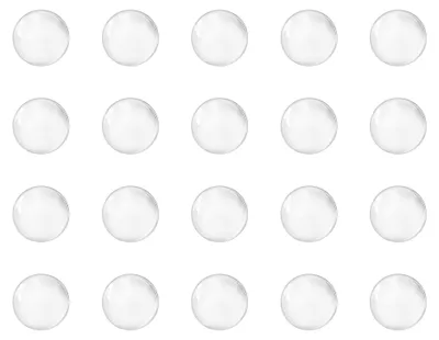 500 klare Glaskugeln, 6 mm, runde Kochsteine, Limonadenperlen