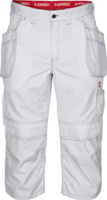 Produktbild von F. Engel Combat 3/4 Hose mit Holstertaschen, Weiss, Gr. 44