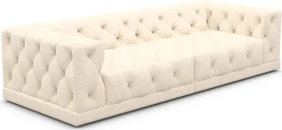 Produktbild von Strukturstoff 4-Sitzer Couch Meliva Creme
