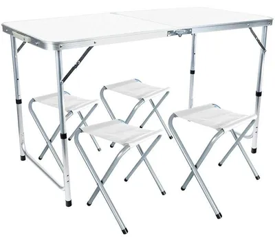 Image de GOTEL L71A Ensemble de jardin en aluminium pour 4 personnes