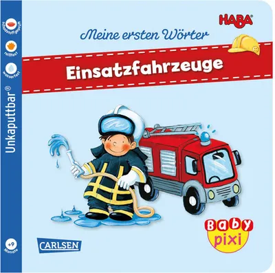 Produktbild von Baby Pixi (unkaputtbar) 95: HABA Meine ersten Wörter: Einsatzfahrzeuge