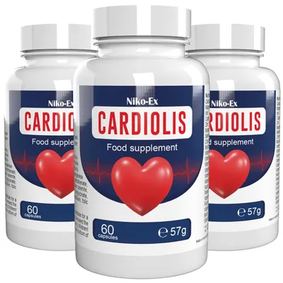 Obrázok produktu pre Cardiolis Forte - 180 kapsúl (3x 60 kapsúl), balenie 3