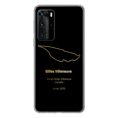 Produktbild von MuchoWow® Handyhülle Schutzhülle Hülle für Huawei P40 Pro Kanada - Formel 1 - Rennstrecke Silikon Softcase Handy Hülle - Schutz