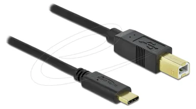 Productafbeelding van USB Kabel Delock C -> B St/St 2.00m schwarz