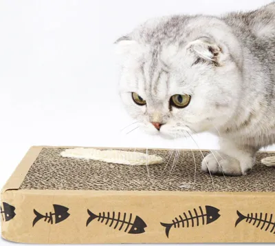 Produktbild von Nobleza - Katzenkratzbrett mit Sisal Spiel Kätzchenkratzer Wellpappe mit er Katzenminze