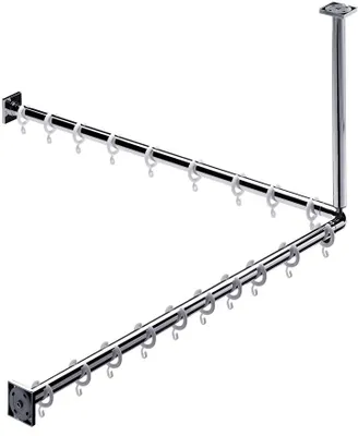 Zdjęcie produktu dla Zestaw zasłon prysznicowych EMCO System 2 900 mm chrom