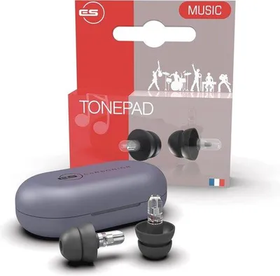 Immagine prodotto di Tappi per le orecchie Protezione dell'udito per musicisti | Cancellatori di rumore ad alta fedeltà | Riutilizzabili | Riduzione di 16 dB