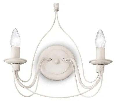 Produktbild von Ideal Lux CORTE AP2, Oberfläche, 2 Glühbirne(n), E14, IP20, Weiß