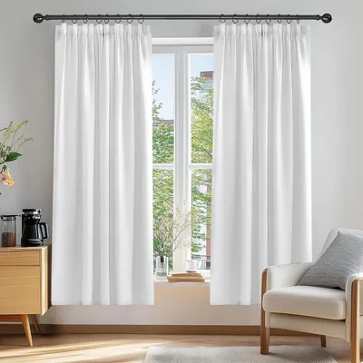 Image de Rideaux occultants pour chambre d'enfant, 183x168 cm, gris argenté, lot de 2