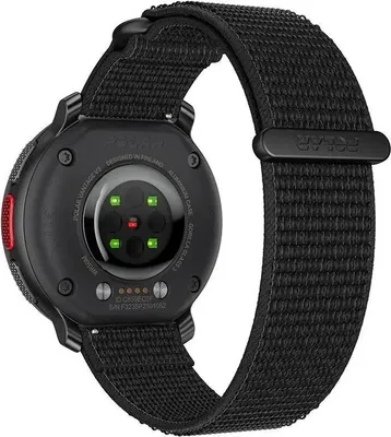 Immagine prodotto di Polar 910113029, Fascia, Smartwatch, Orologio sportivo, Nero, Universale, Nylon, Cerniera Sycho, M/L