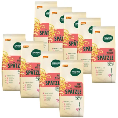 Produktbild von Spätzle, Hartweizen hell, 9 x 500 g