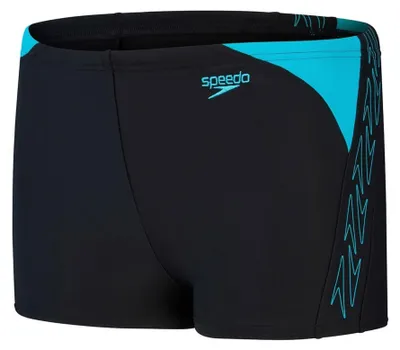 Image de Speedo Maillot de bain Hyperboom garçon résistant au chlore, couleur:noir, tailles enfants:164