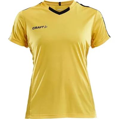 Produktbild von Craft Progress Contrast Trikot Kurzarm Damen - Gelb / Schwarz