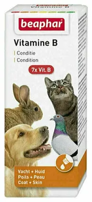 Produktbild von Beaphar Vitamin B Komplex für Energiestoffwechsel, Nervensystem, Haut und Fell 50 ml