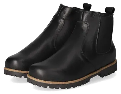 Image de Bottines Chelsea pour femmes, marque Andrea Conti, en cuir lisse noir, taille 42