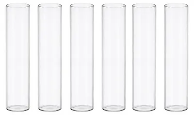Produktbild von Reagenzglas 6 Stück | 14 x 2,9cm |  Blumenvase Glasröhrchen Deko