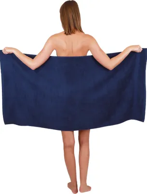 Produktbild von Betz Premium Duschtuch 70×140 cm – 100% Baumwolle 470 g/m², saugstark & weich, ®  Farbe dunkelblau