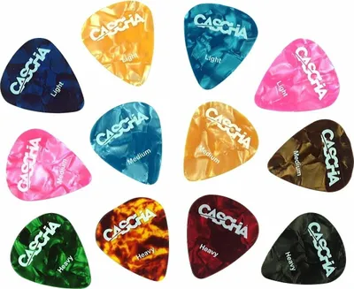 Produktbild von CASCHA HH 2192 Celluloid Guitar Pick Set