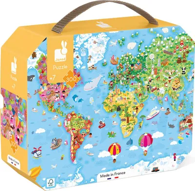 Obrázok produktu pre Janod Puzzle World Giant