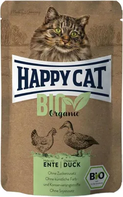 Image de HappyCat 85gx12 PouchPoulet & Canard