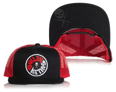 Immagine prodotto di Cappello Trucker di Sullen Clothing - Spun Out Rosso/Nero