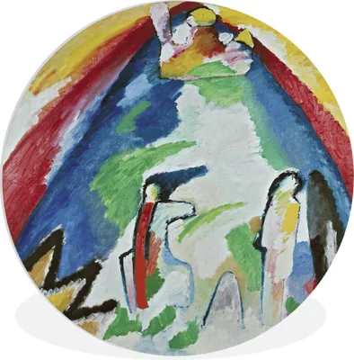 Produktbild von MuchoWow® - Wand Kreis - Das Schlafzimmer - Die Bilder - Wandmalerei - Kunst für das Haus - das Plastik