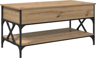 Produktbild von vidaXL Couchtisch Artisan-Eiche 100 x 50 x 50 cm Holzwerkstoff