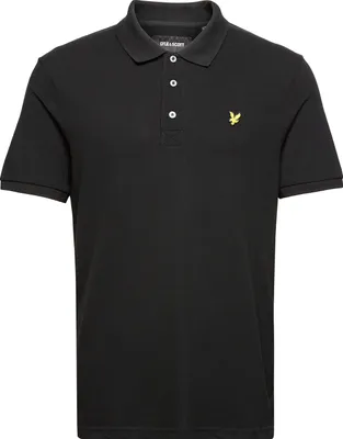 Produktbild von Lyle & Scott Plain Polo Shirt  Schwarz - Große M