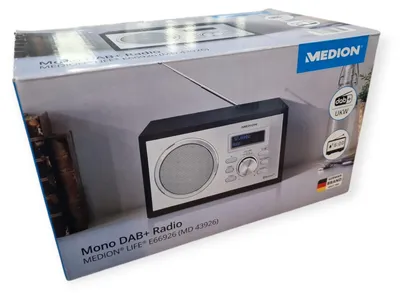 Produktbild von Medion MD 43926 DAB+ Radio, Mono, Bluetooth, UKW, LCD, Wecker, schwarz