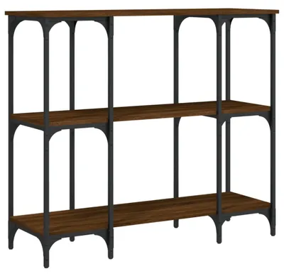 Obrázek produktu pro vidaXL Konzolový stůl Brown Oak Optics 102x35x90 cm Dřevěné konstrukce