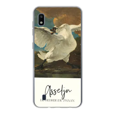Produktbild von MuchoWow® Handyhülle Schutzhülle Hülle für Samsung Galaxy A10 Der gefährdete Schwan - Asselijn - Alte Meister Silikon Softcase Handy Hülle - Schutzhülle