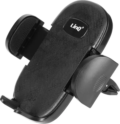Immagine prodotto di Supporto per smartphone per auto griglia di ventilazione ruotabile a 360° LinQ nero