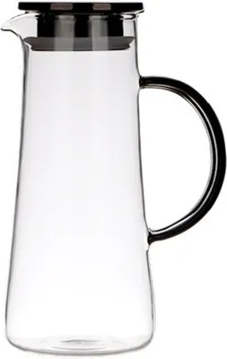 Produktbild von Glaskrug 1,3L mit Deckel - Black High